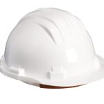 ELMETTO BIANCO CON FASCIA ANTISUD.