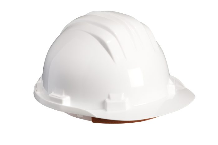 ELMETTO BIANCO CON FASCIA ANTISUD. - immagine 1