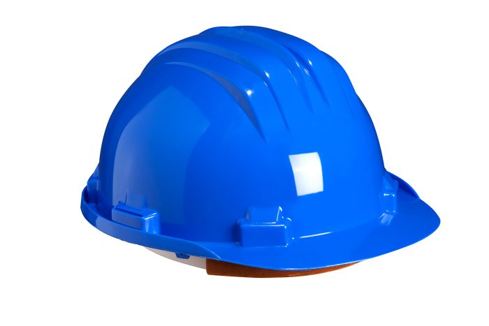 ELMETTO BLU CON FASCIA ANTISUDORE - immagine 1
