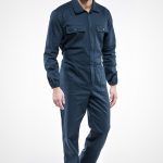 TUTA COTONE MASSAUA BLU C/ELASTICO