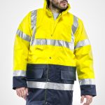 PARKA BI-ROAD ARANCIO/BLU