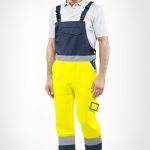 PETTORINA ALTA VISIB. GIALLO/BLU