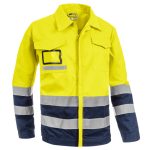 GIUBBINO ALTA VISIB. GIALLO/BLU