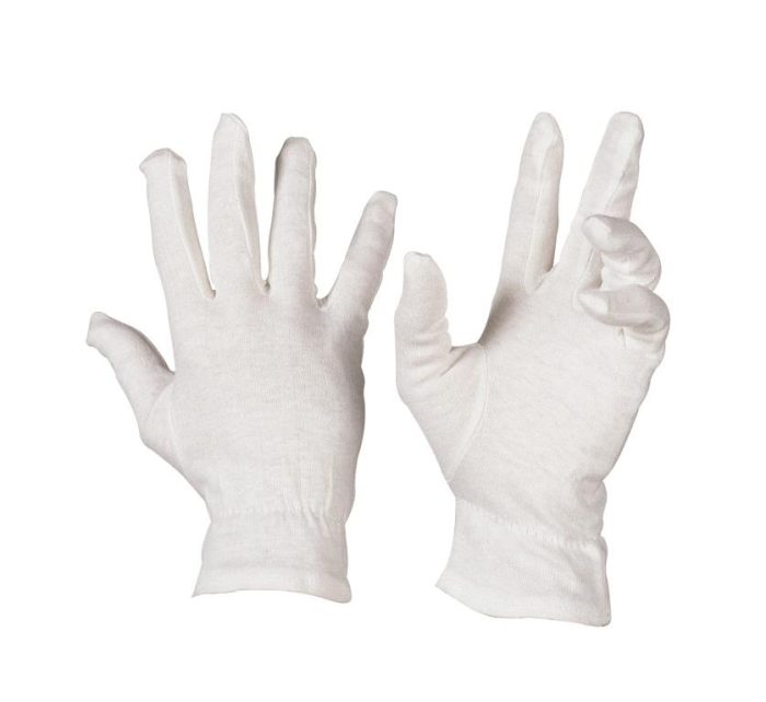 GUANTO COTONE BIANCO DONNA TG 8 - immagine 1