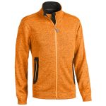 KNITTED FLEECE TELLER ARANCIO FLUO