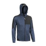 KNITTED FLEECE DAKOTA C/CAPP.BLU
