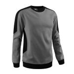 FELPA GIROCOLLO LINE GRIGIO/NERO