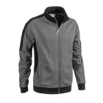 FELPA FULL ZIP MIXER GRIGIO/NERO
