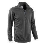 FELPA 1/2 ZIP SMASH GRIGIO SMOKE