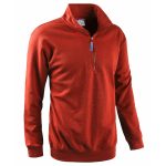 FELPA MEZZA ZIP SMASH ROSSA