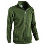 FELPA FULL ZIP JUMP VERDE SCURO