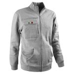 FELPA FULL ZIP RAIL GRIGIA MLG SCUR