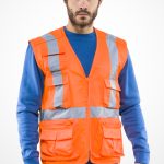 GILET STAR ALTA VISIBILITA' arancio