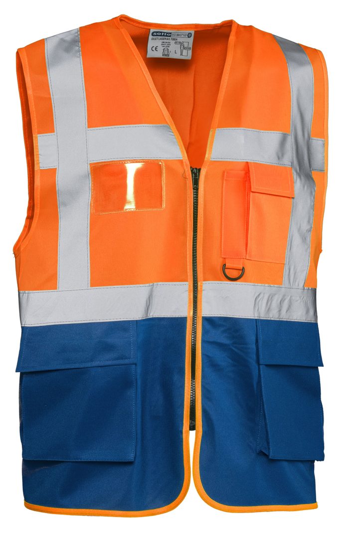 GILET LASER A.V. ARANCIO/BLU - immagine 1