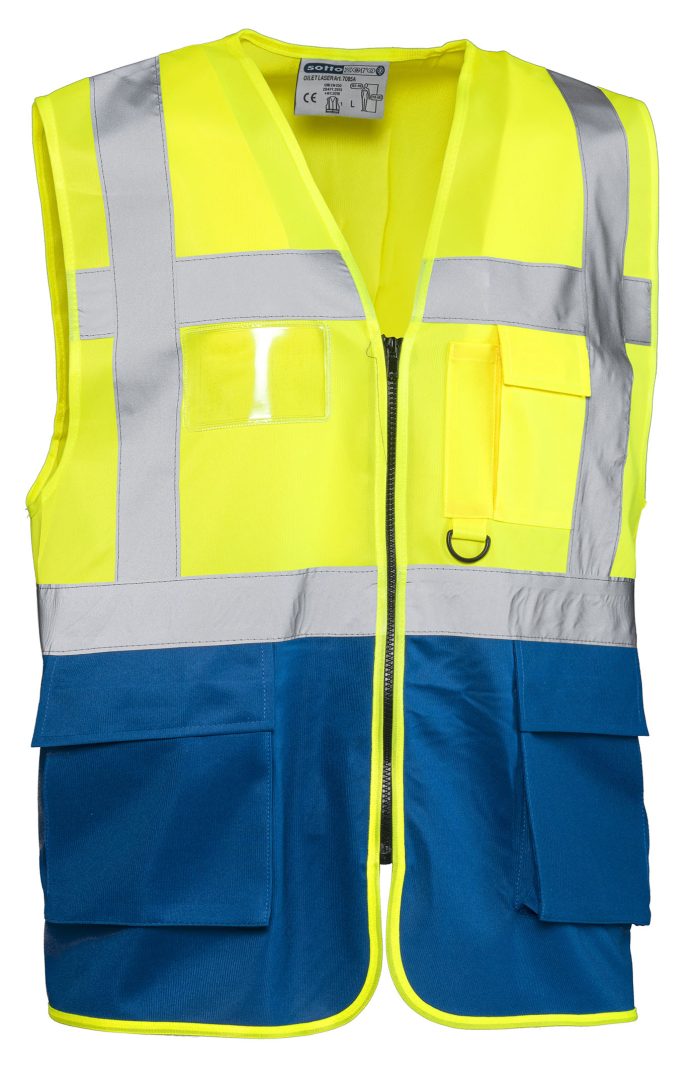 GILET LASER A.V. GIALLO/BLU - immagine 1