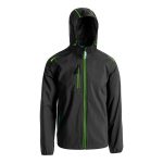 GIUBBINO WINDY NERO/VERDE