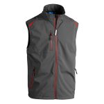 GILET SMART GRIGIO SMOKE/ROSSO