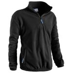 PILE SVEZIA MEZZA ZIP NERO