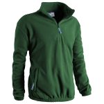 PILE SVEZIA MEZZA ZIP VERDE SCURO