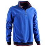 PILE IGLOO MEZZA ZIP,BLU ROYAL