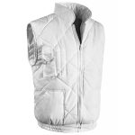 GILET 'MARTE' BIANCO CON TASCA