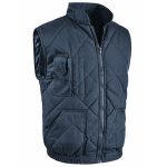 GILET 'MARTE' BLU CON TASCA