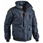 GIUBBOTTO MADRID BLU M/STACCABILI