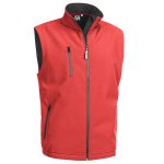 GILET SOFTSHELL CHRONO ROSSO