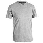 T-SHIRT V-TEX GRIGIO MELANGE SCURO