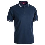 POLO SMITH BLU SCURO RIGHE BIANCHE