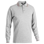 POLO M/L BECKER SPORT GRI.MLG.SCURO