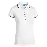 POLO MICHELLE BIANCA RIGHE BLU