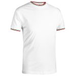 T-SHIRT GIROCOLLO SKY SPORT BIANCA