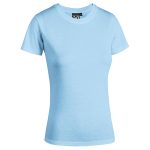 T-SHIRT GIROCOLLO WOMAN AZZURRA