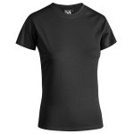 T-SHIRT GIROCOLLO WOMAN NERA