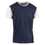 T-SHIRT COLLEGE BLU NAVY/BIANCA