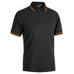 POLO SMITH BLACK LINE ARANCIO FLUO