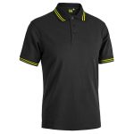 POLO SMITH BLACK LINE GIALLO FLUO