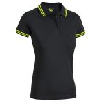 POLO SISSI BLACK LINE GIALLO FLUO