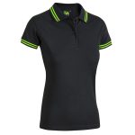POLO SISSI BLACK LINE VERDE FLUO