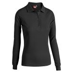 POLO DONNA M/LUNGA STEFFI NERO