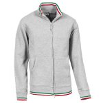 FEL.FULL ZIP JAGGY SPORT GR.MLG SCU