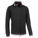 FELPA FULL ZIP JAGGY SPORT NERO