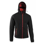 GIUBB.SOFTSHELL GENESIS NERO/ROSSO