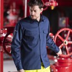 CAMICIA BLU NAVY MULTINORMA