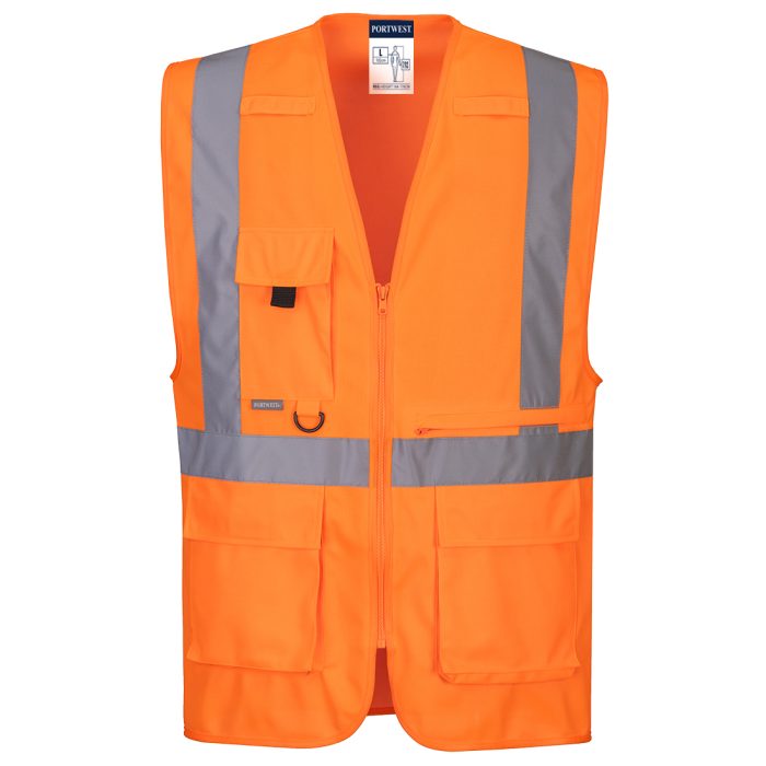 Gilet Executive ad alta visibilità con tasca per tablet - immagine 1