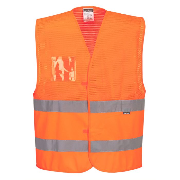 Gilet mezza rete Hi-Vis - immagine 1