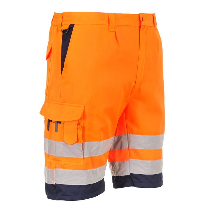Bermuda alta visibilità leggeri poly-cotton - immagine 1