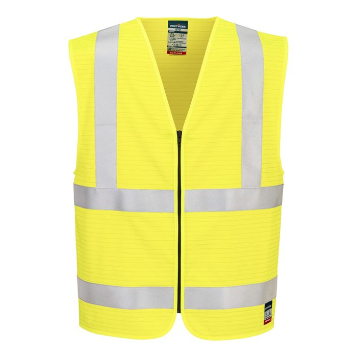 Gilet con zip Bizflame Hi-Vis FR - immagine 1