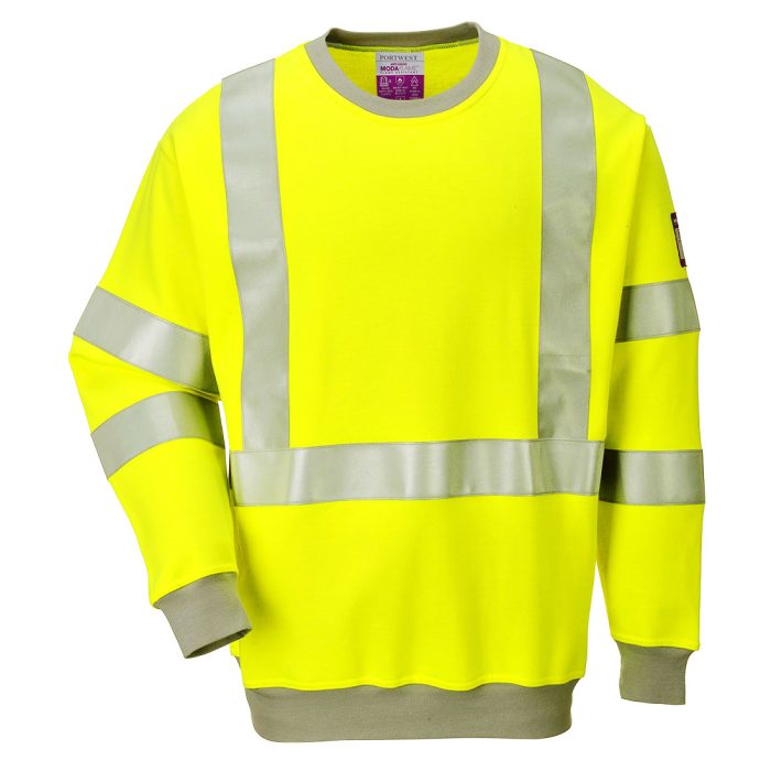 Felpa FR Modaflame antistatica Hi-Vis - immagine 1